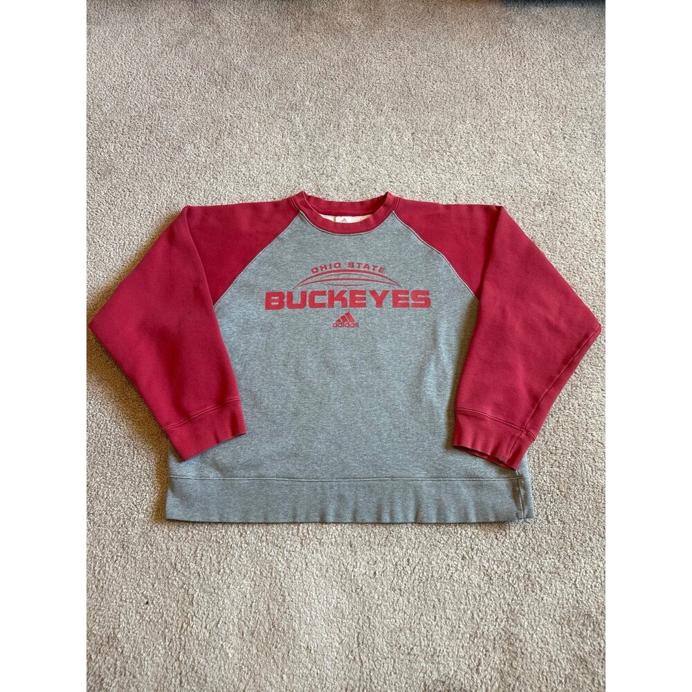 Vintage Ohio State Buckeyes Adidas Women’s Crewneck Sweatshirt Size Large